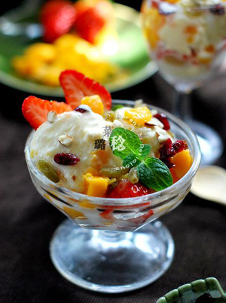 Fruit Colorful Ice Cream recipe