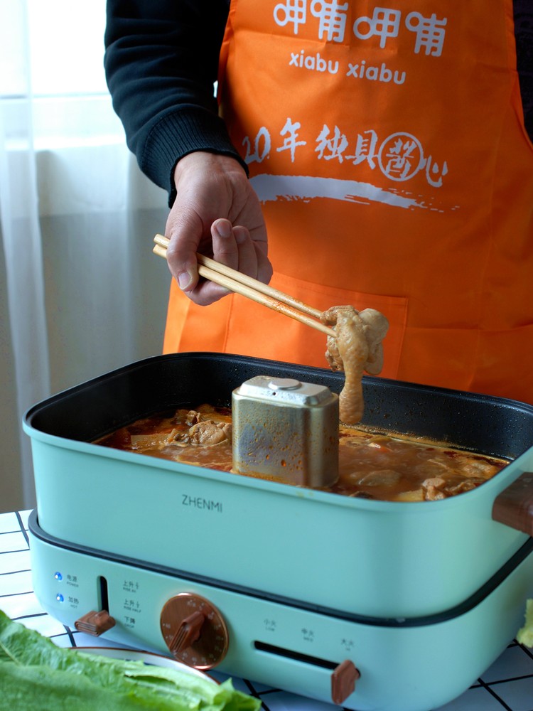 Cangzhou Famous Hot Pot Chicken, A Bag of Hot Pot Ingredients Makes A Pot, Tender and Tender