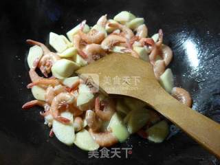 Fried Sea Prawns with Rice White recipe