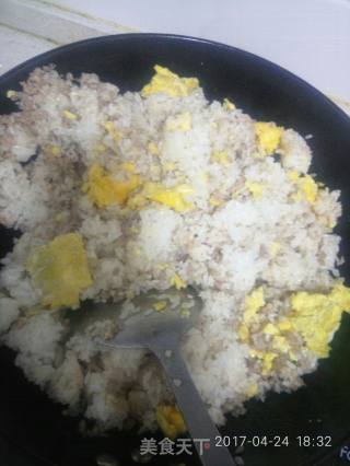 Fried Rice with Minced Meat recipe