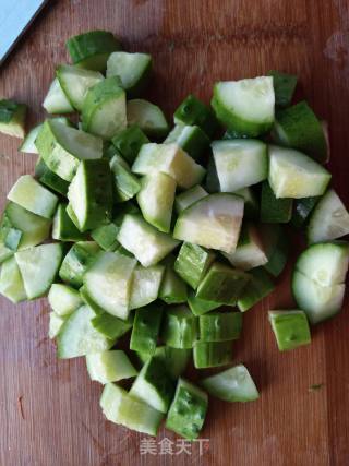 Cucumber and Peanuts in Sesame Sauce recipe