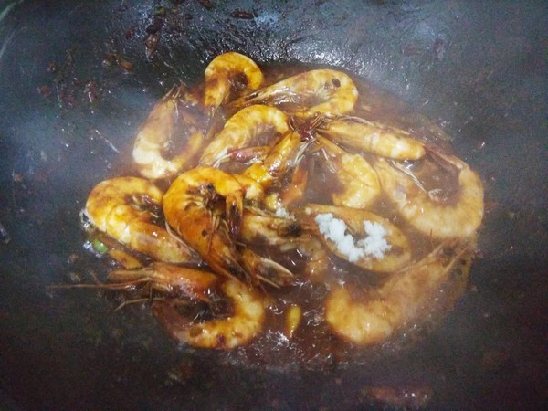 Stir-fried Prawns with Pixian Spicy Sauce recipe