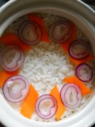 Claypot Rice with Onion Shacha recipe