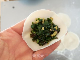 Leek and Egg Dumplings recipe