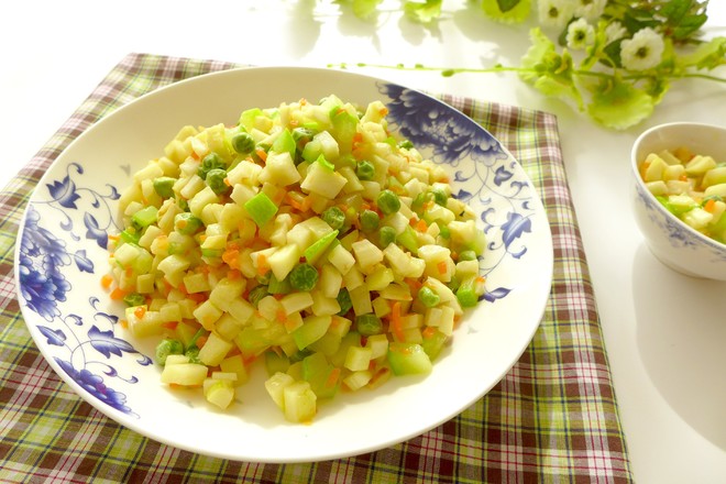 Vegetarian Stir-fried Rice White recipe