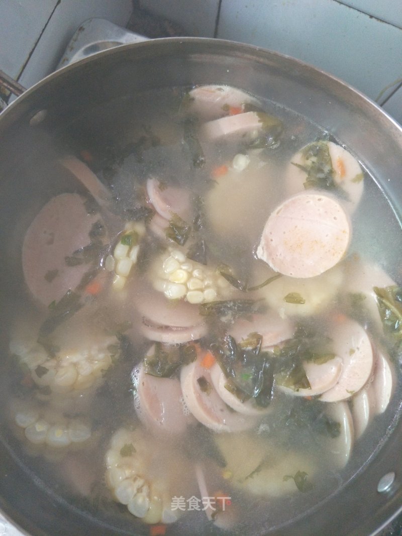 Corn Seaweed Soup recipe