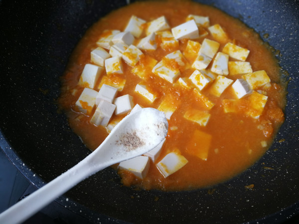 Vegetarian Crab Noodles Tofu recipe