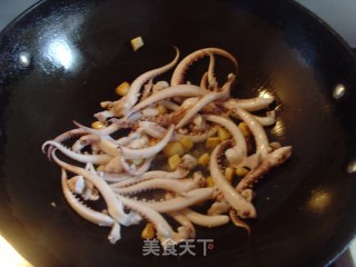 Zero-cooking Fast Hand Delicious Stir-fry [sauce Fried Squid Mustard] recipe