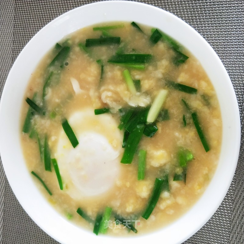 Leek and Egg Lump Soup recipe