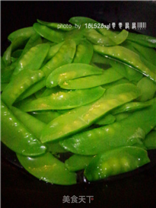Garlic Snow Peas recipe
