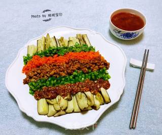 Rainbow Steamed Eggplant #蛋plant# recipe