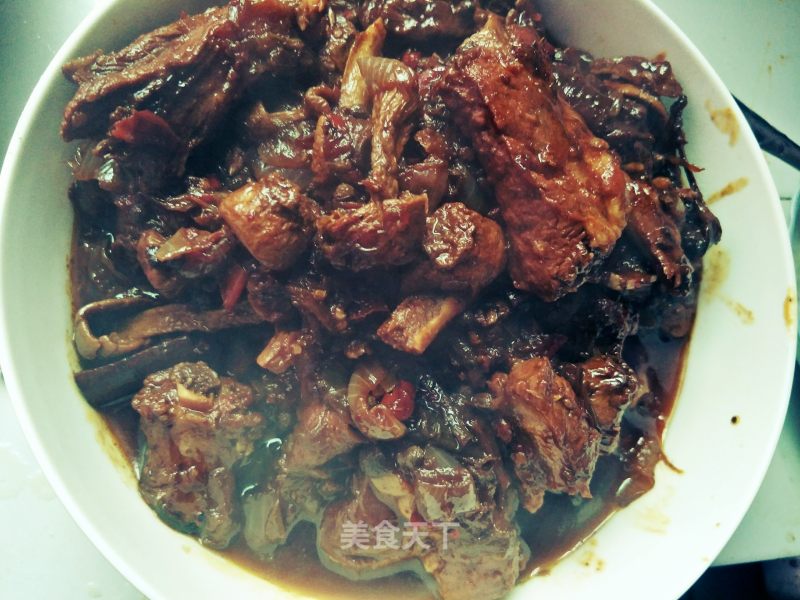 Grilled Pork Ribs with Dried Bamboo Shoots recipe