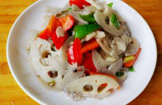 Fried Lotus Root Slices-nourishing Yin and Nourishing Lungs in Autumn recipe