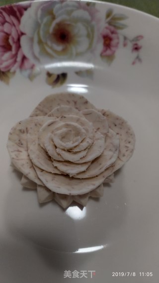Fried Taro Rose recipe
