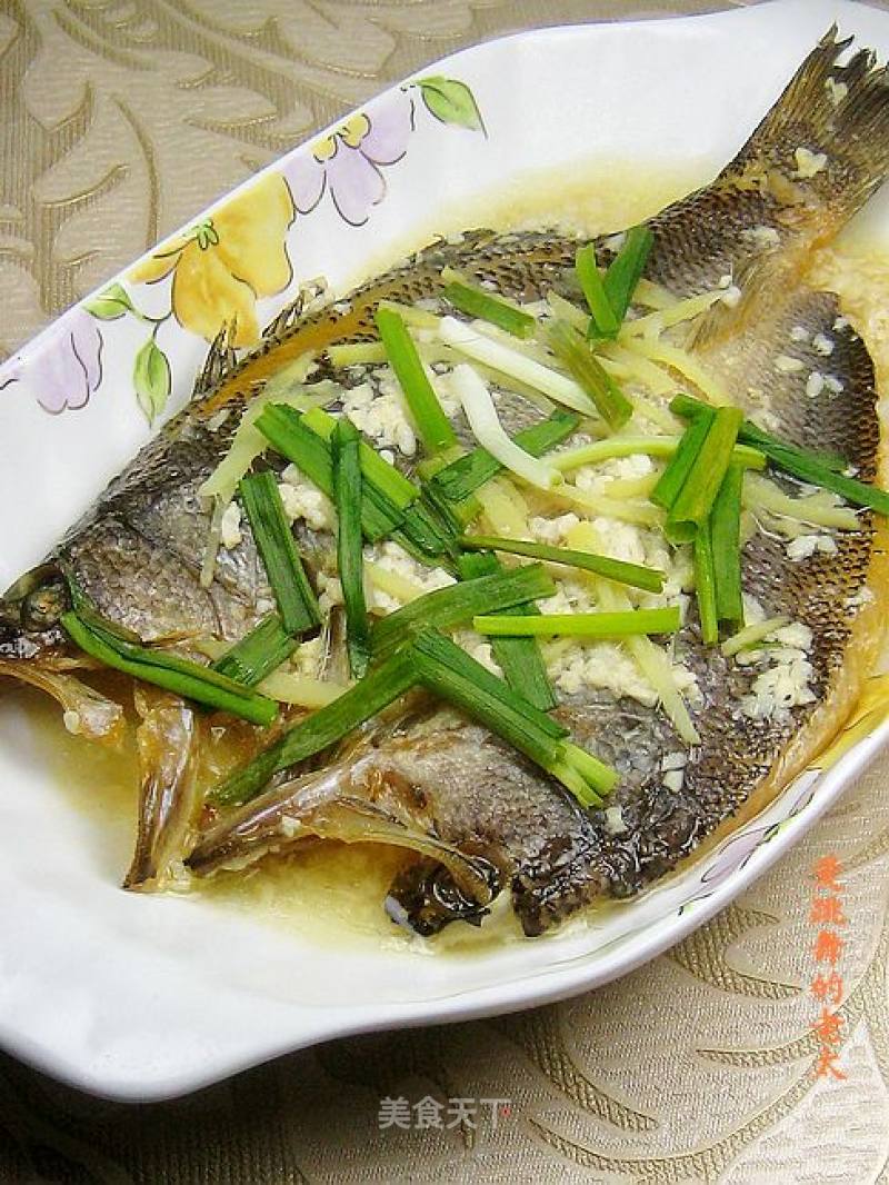 Steamed Wine Stuffed Yellow Croaker recipe