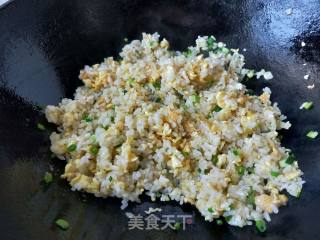 Scallion Fried Rice with Egg recipe