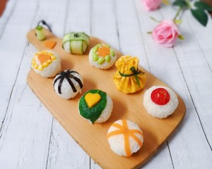 Blooming Like A Flower ~ Temari Sushi recipe