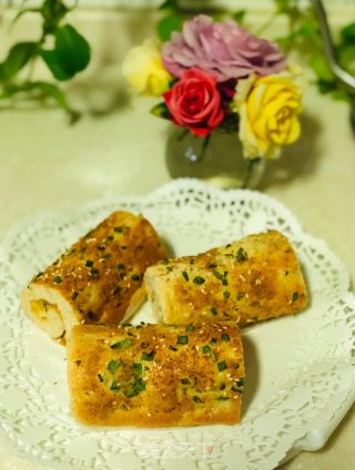 Scallion Pork Floss Mango Bread Roll recipe