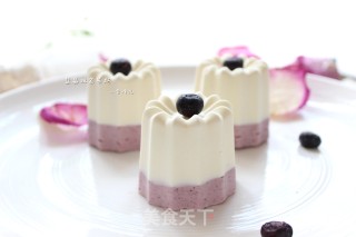 # Fourth Baking Contest and Love Eat Festival# Blueberry Double Color Mousse recipe