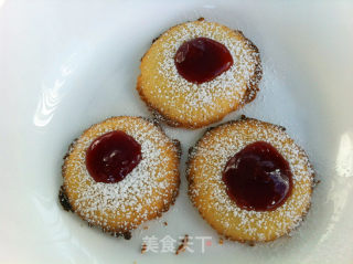 Strawberry Jam Butter Cookies recipe