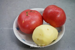 Potato Chips with Tomatoes recipe