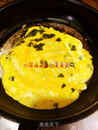Auspicious Mommy Food Control: Auspicious Baby’s Dining Table-seaweed Sesame Omelet recipe