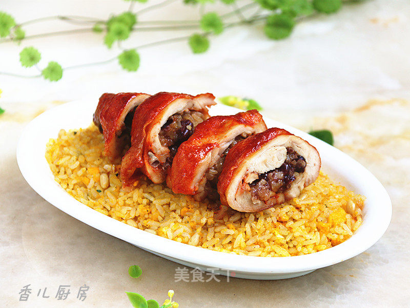 #aca Fourth Session Baking Contest# Golden Fried Rice with Chicken Drumsticks and Chicken Drumsticks recipe