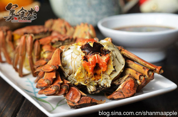 Steamed Hairy Crabs recipe