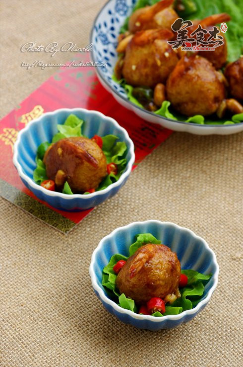 Kung Pao Potato Shrimp Balls recipe