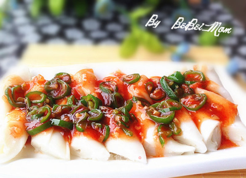 Sour and Spicy Chee Cheong Fun recipe