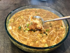Reduced Fat Hot and Sour Soup recipe