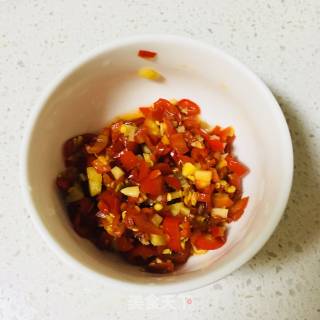Asparagus with Chopped Peppers recipe