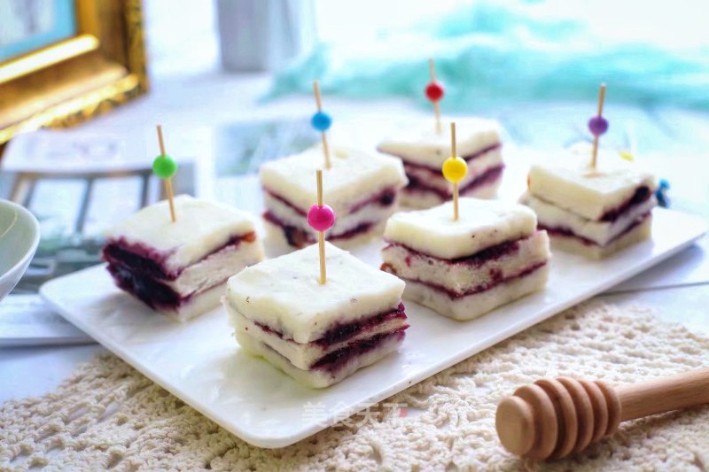 Blueberry Toast Yam Cake recipe