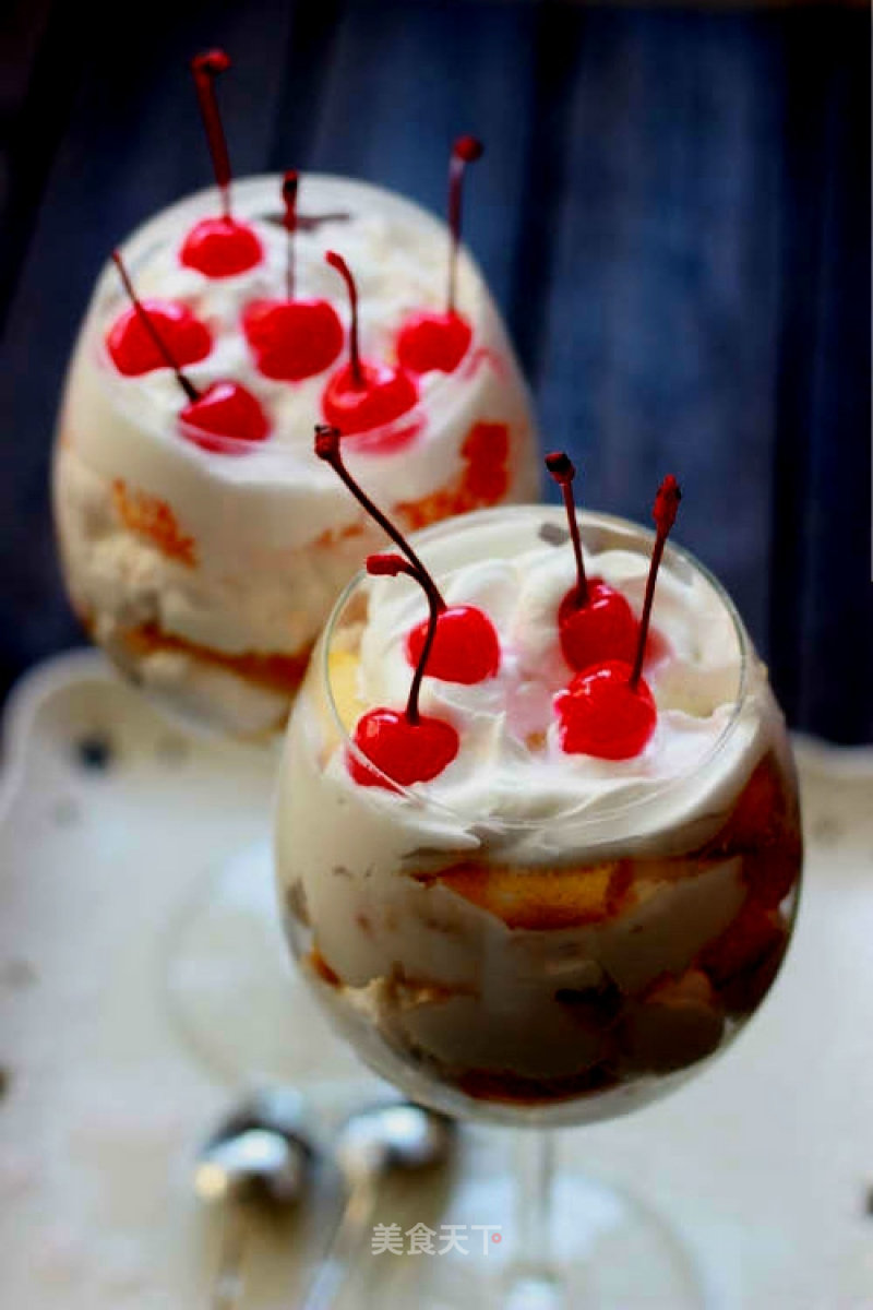 [tomato Recipe] Orange Sponge Cake Cup-easy Orange Trifle recipe