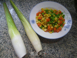 Mixed Vegetables Zizania White Grains recipe