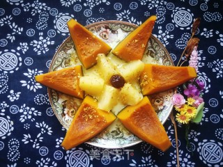 Steamed Pumpkin Apples with Rock Sugar recipe