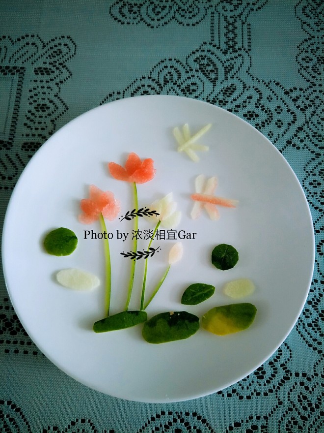 Watermelon Rind on A Plate (my Creative Small Plate) recipe