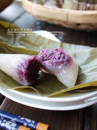 Purple Sweet Potato Crystal Rice Dumpling recipe