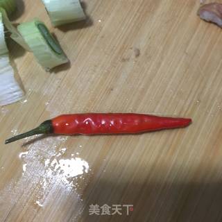 "hometown Food" Green Pepper Roasted Large Intestine recipe