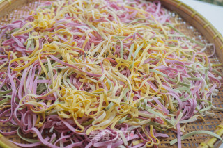 Homemade Colorful Noodles recipe