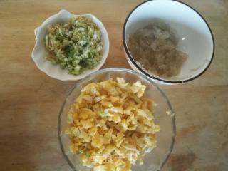 Cabbage and Asparagus Buns recipe