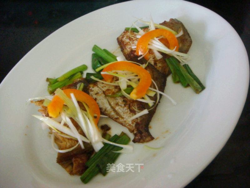 Pomfret with Wasabi Soy Sauce recipe