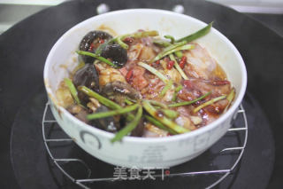 Steamed Chicken with Oyster King Mushroom recipe