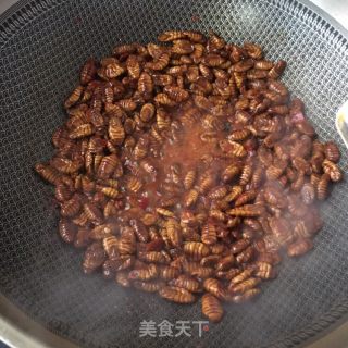 Spicy Silkworm Pupa recipe