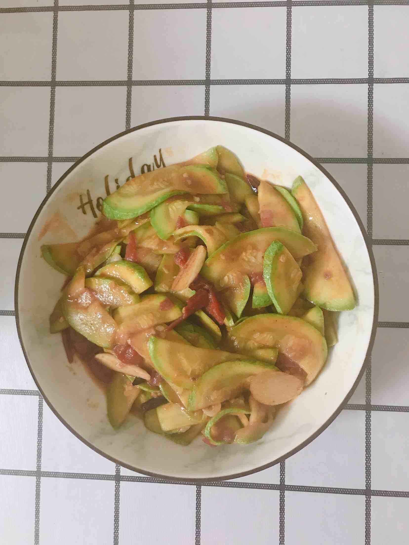 Stir-fried Zucchini recipe