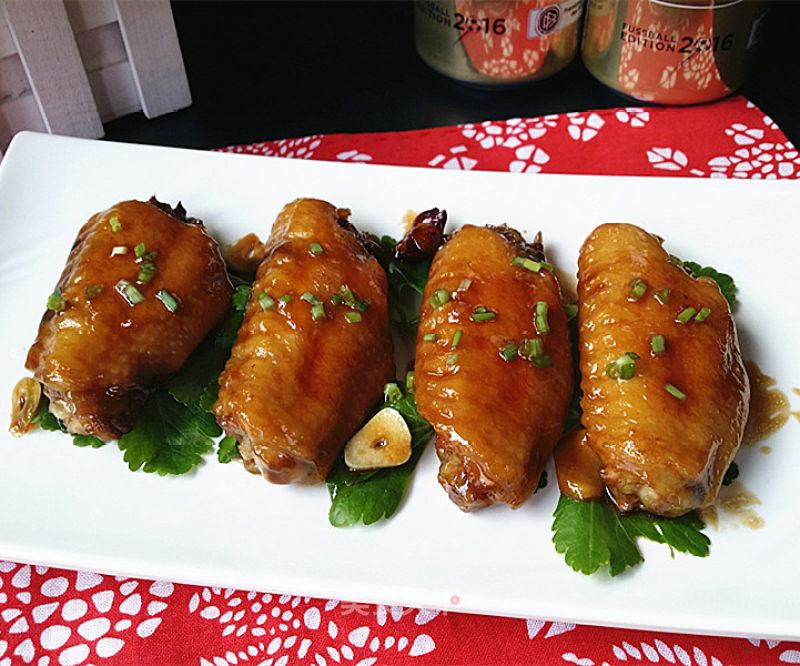 German Beer Braised Chicken Wings recipe