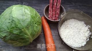 Cabbage Glutinous Rice Roll recipe