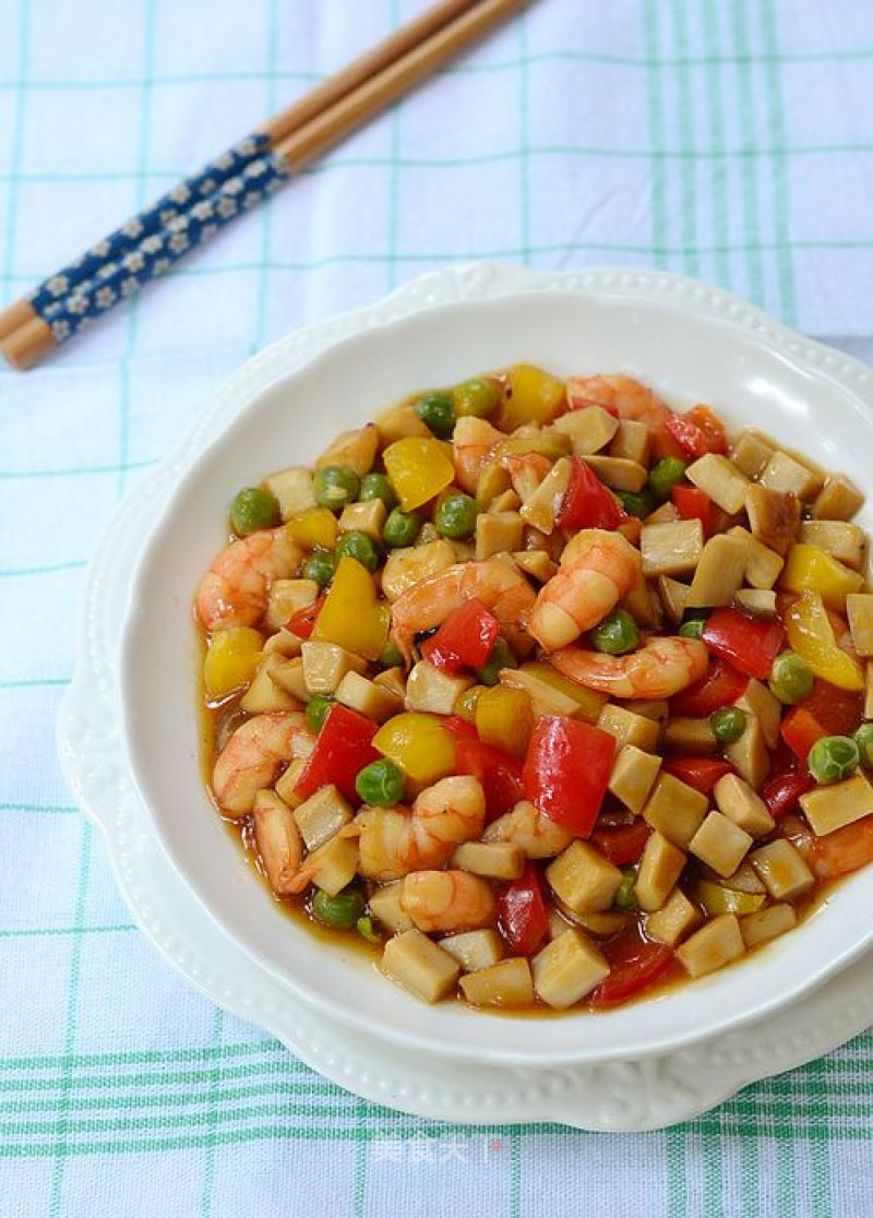 [colorful Shrimp and Vegetables] Let The Colorful Dishes Light Up Your Colorful Mood for The Day recipe