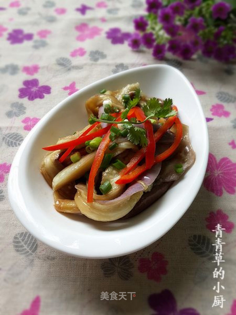 Shredded Eggplant with Cold Dressing recipe