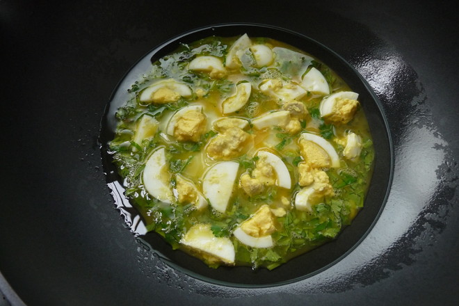 Coriander Baked Egg recipe